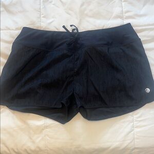 Women's Black Gray MPG Athletic Shorts